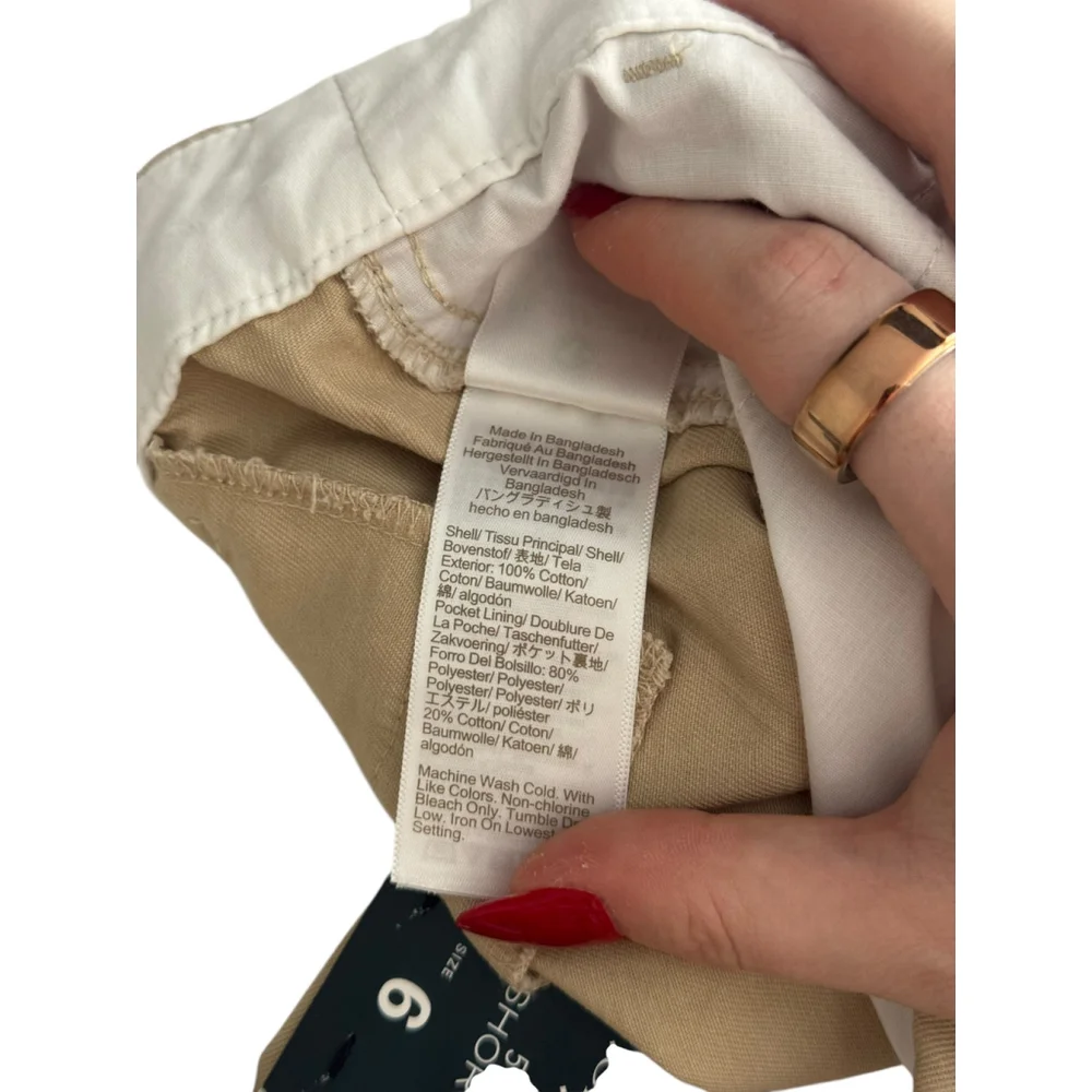 J.Crew Light Khaki 5” Classic Chino Shorts - Picture 6 of 8